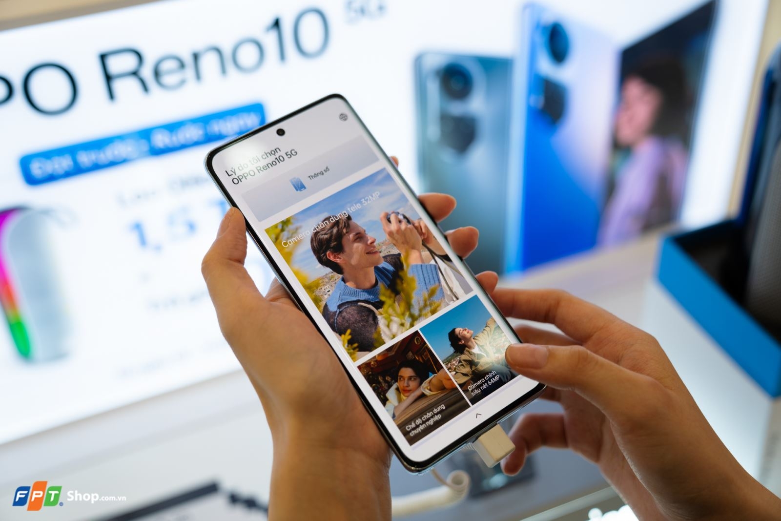 OPPO Reno10 5G đã có mặt tại FPT Shop, mời bạn đến trải nghiệm ngay!