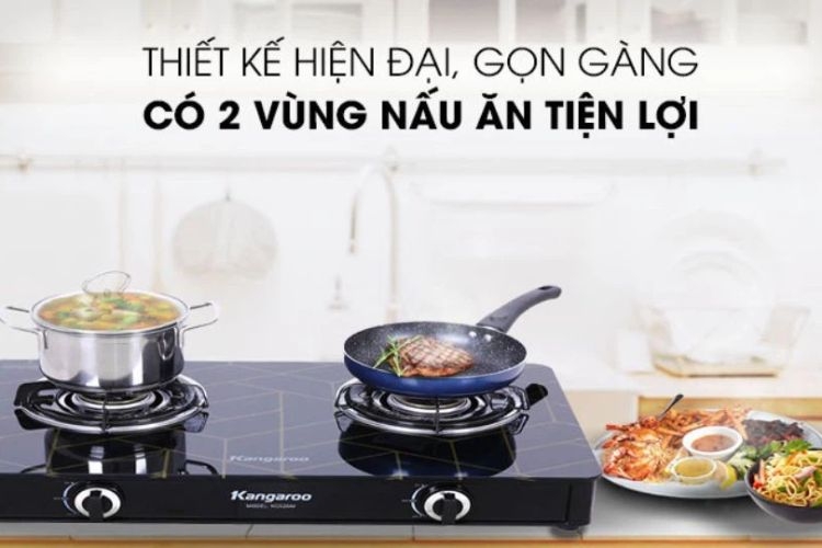 Top bếp ga tốt nhất hiện nay Kangaroo KG526M