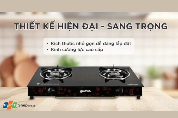 Top bếp ga tốt nhất hiện nay Goldsun GGS7008