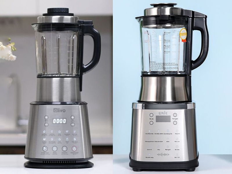 So sánh máy làm sữa hạt Unie và Olivo (Hình 1)