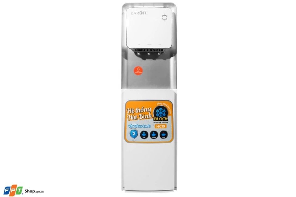 Thiết kế cây nước nóng lạnh Karofi HC19