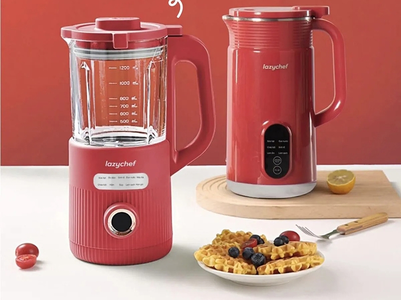 So sánh máy làm sữa hạt Unie và Lazychef (Hình 2)