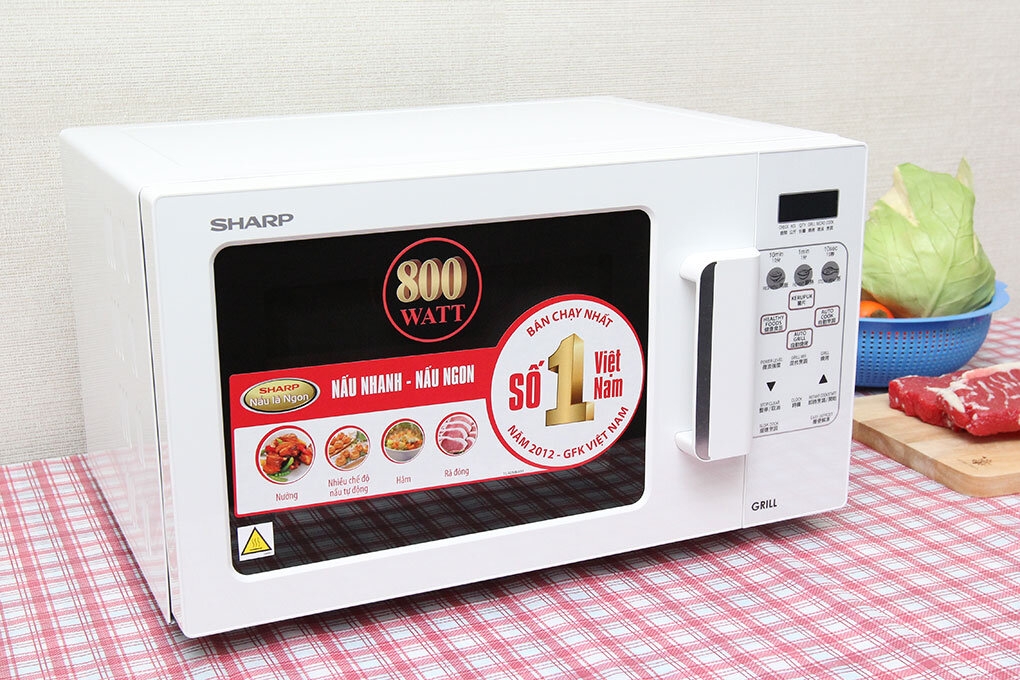 lò vi sóng Sharp không nóng
