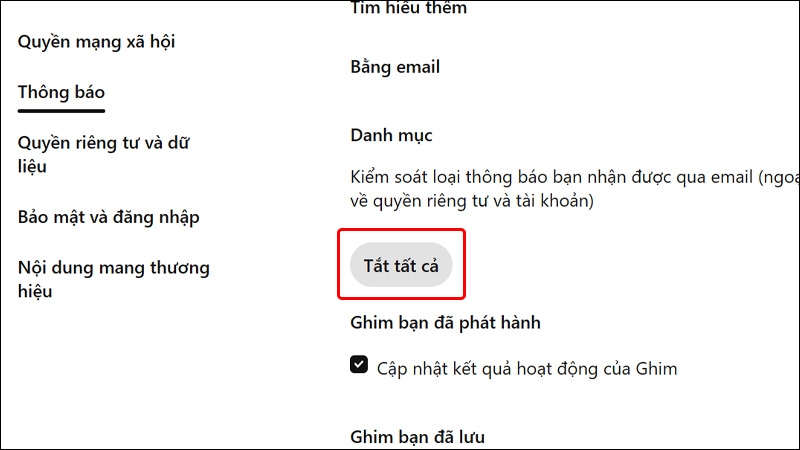 ngừng nhận email pinterest - hình 7