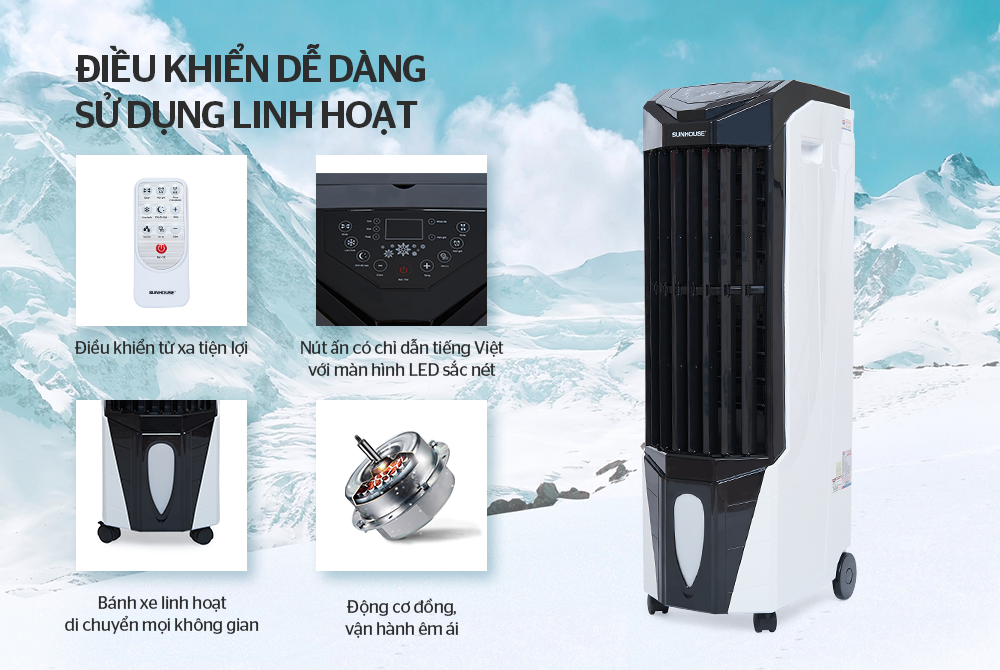 Quạt điều hoà Sunhouse SHD7719