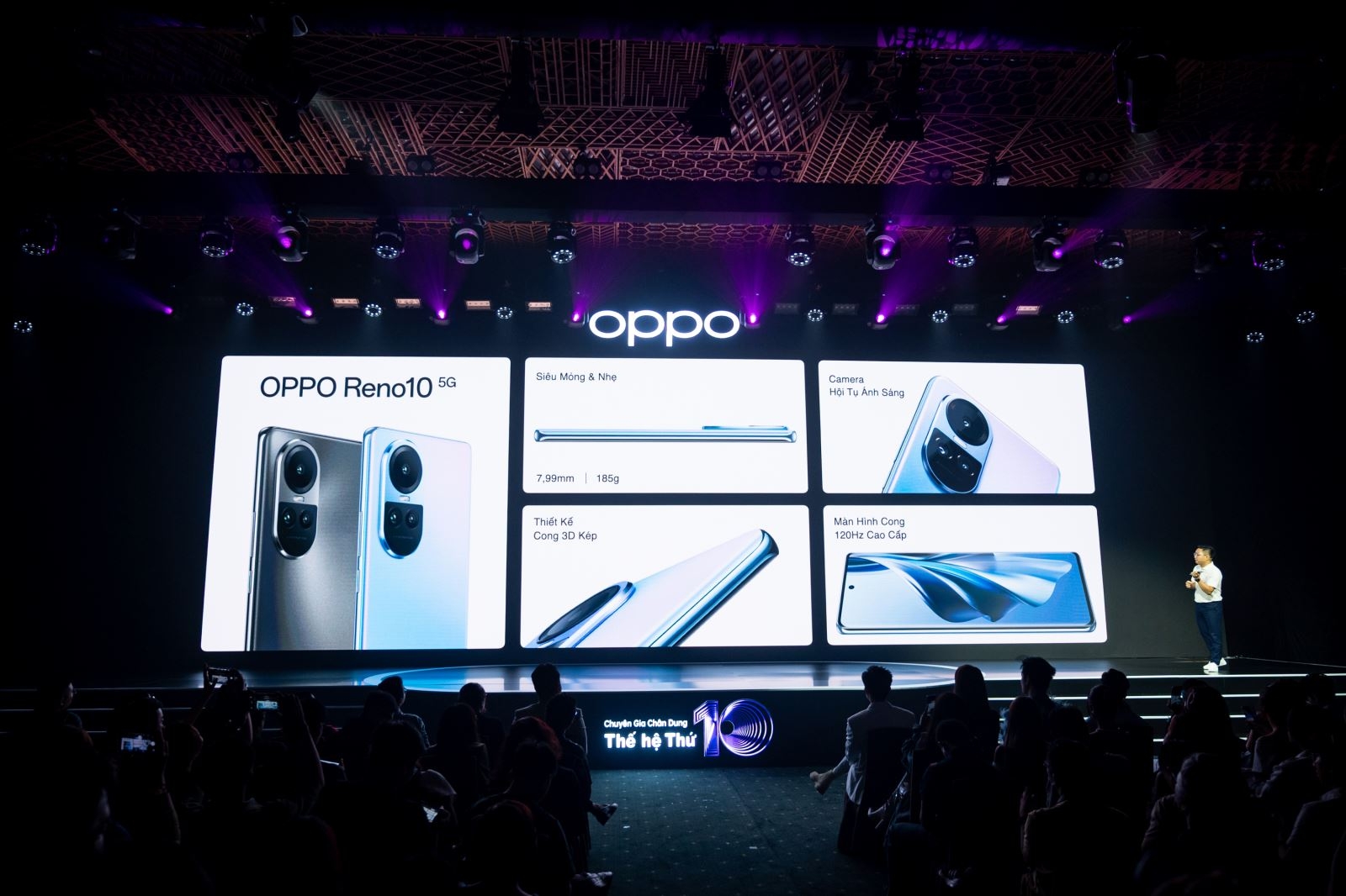 OPPO Reno10 5G ra mắt tại VN: Cải tiến camera tele, Dimensity 7050, sạc nhanh 67W