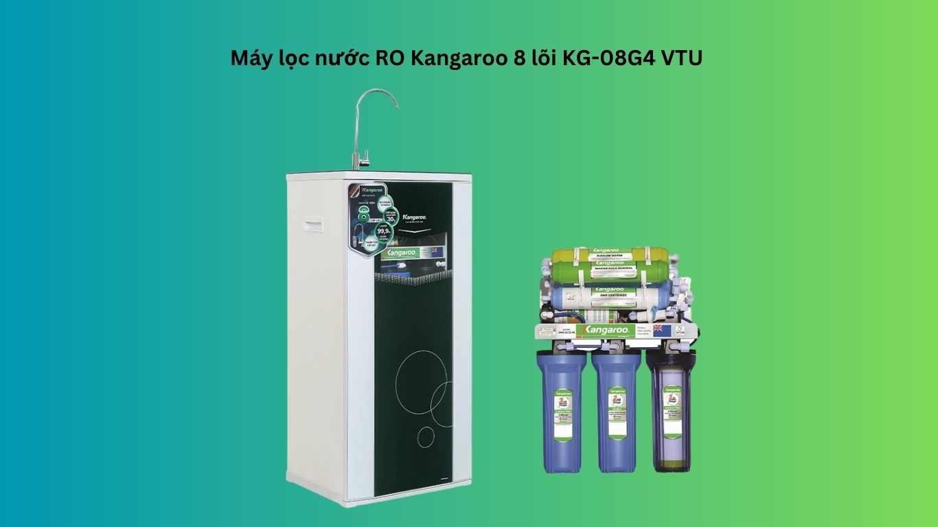 Máy lọc nước RO Kangaroo 8 lõi KG-08G4 VTU