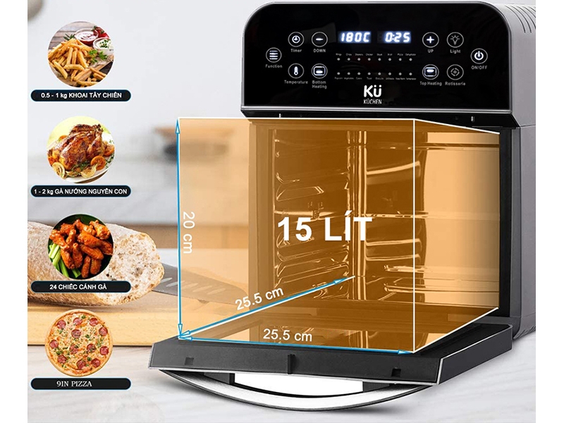 Nồi chiên không dầu Kuchen có tốt không (Hình 4)