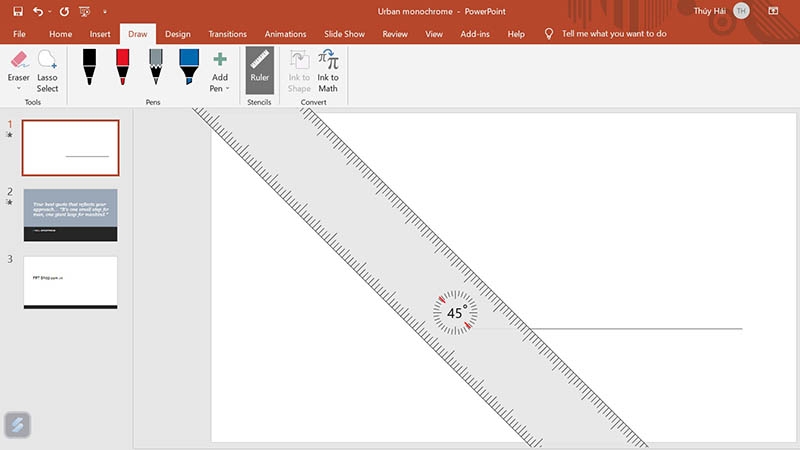 Cách vẽ trên PowerPoint (Hình 7)