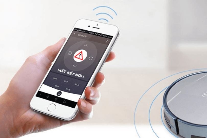 robot hút bụi bị ngoại tuyến