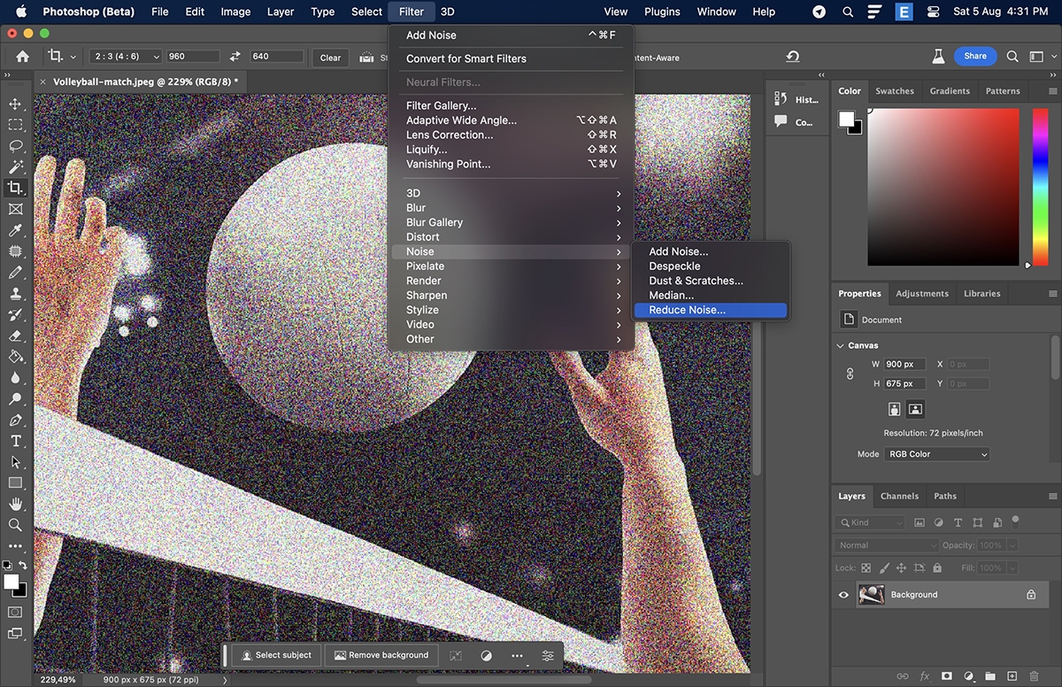 khử noise trong photoshop cc - hình 2