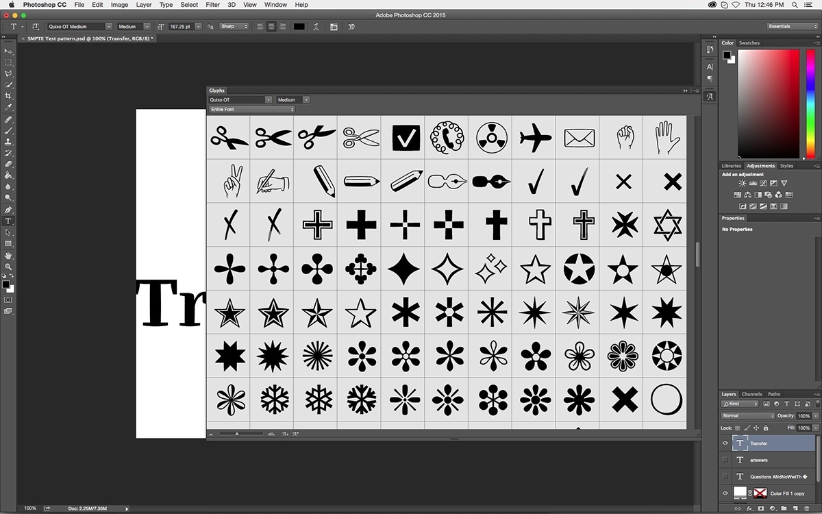 ký tự đặc biệt trong Photoshop - hình 1