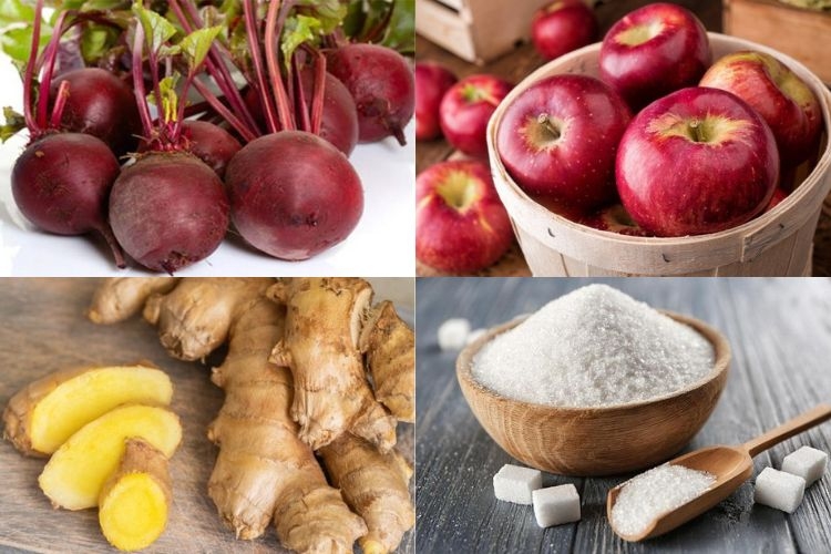 Cách làm nước ép củ dền bằng máy xay sinh tố (Hình 1)