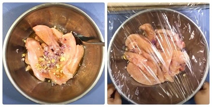 Cách làm chà bông gà bằng máy xay sinh tố (Ảnh 4)