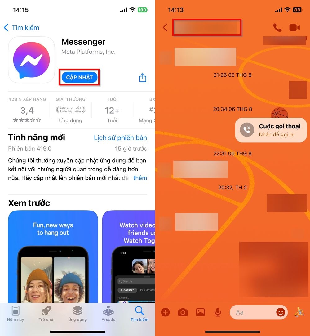Cách đổi chủ đề kẹo mút trong cuộc trò chuyện trên Messenger 1