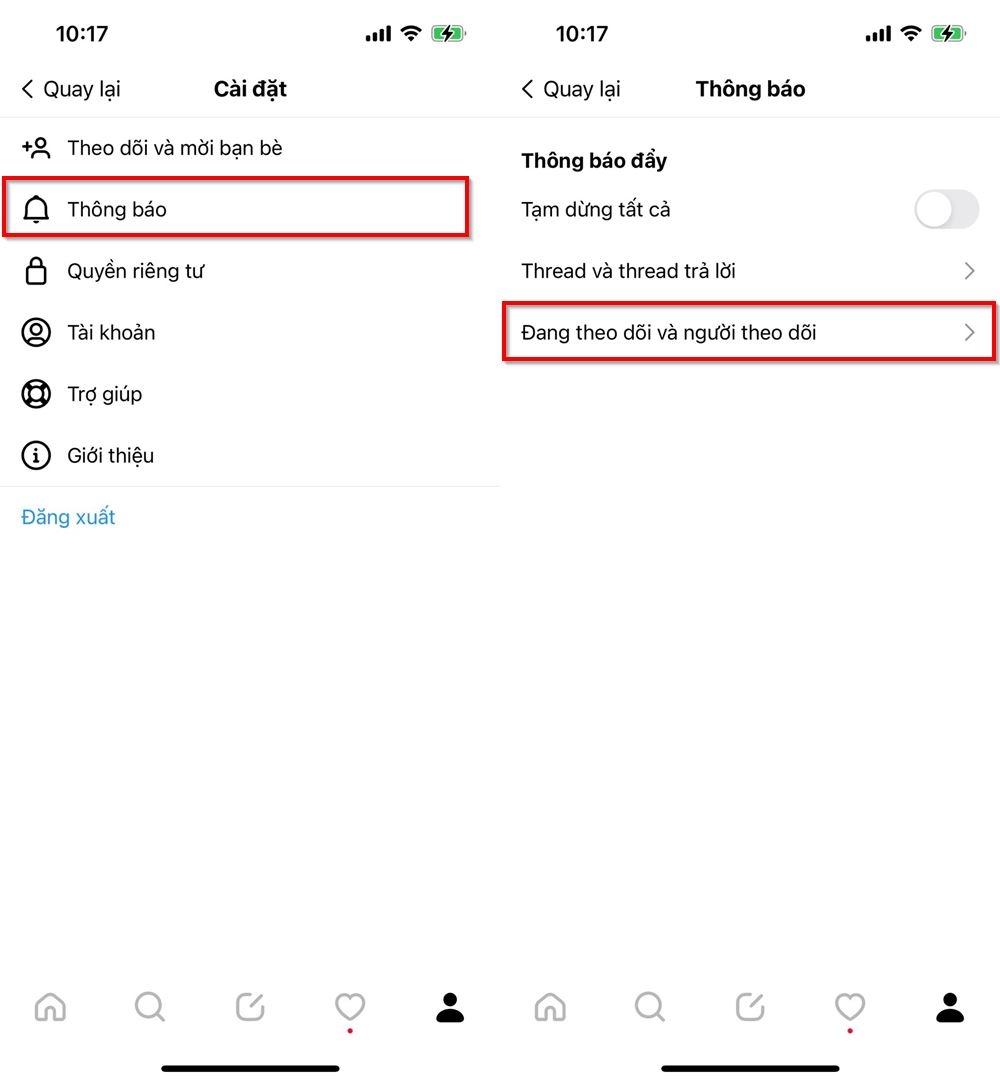 Cách bật thông báo khi có người theo dõi mới trên ứng dụng Threads 2