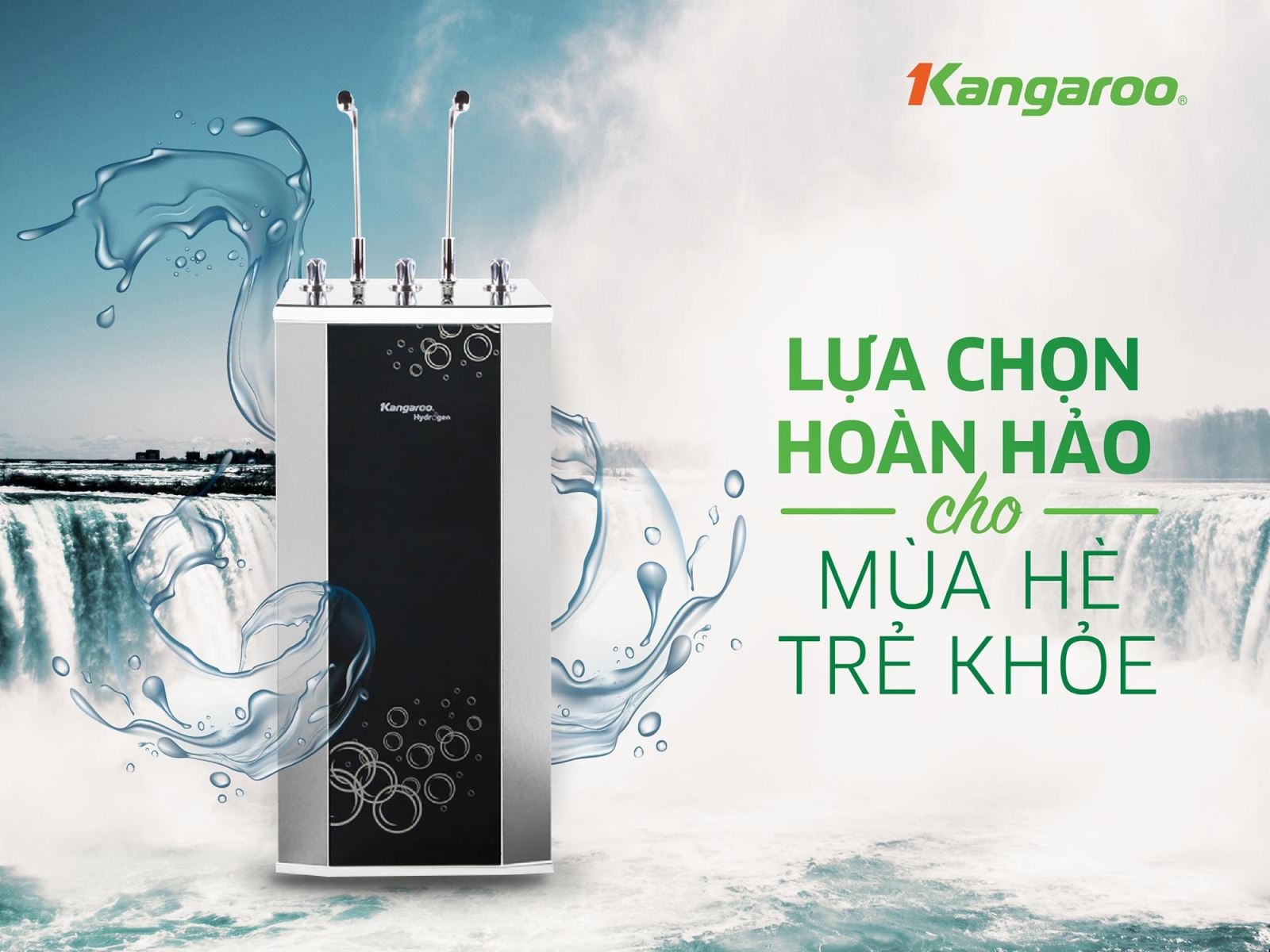 Máy lọc RO Hydrogen Kangaroo KG10A5 VTU được trang bị 10 lõi lọc hiện đại, giúp loại bỏ ion kim loại nặng và khử mùi cực tốt
