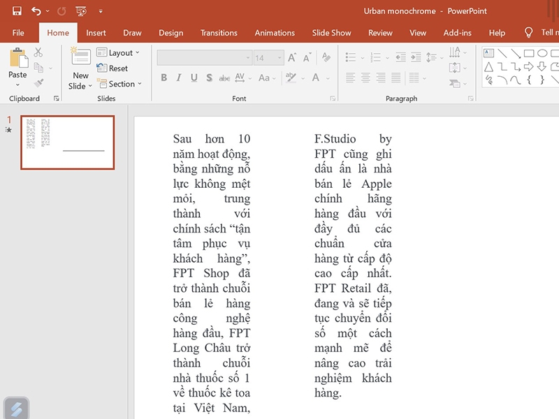 Cách chia cột trong PowerPoint (Hình 3)