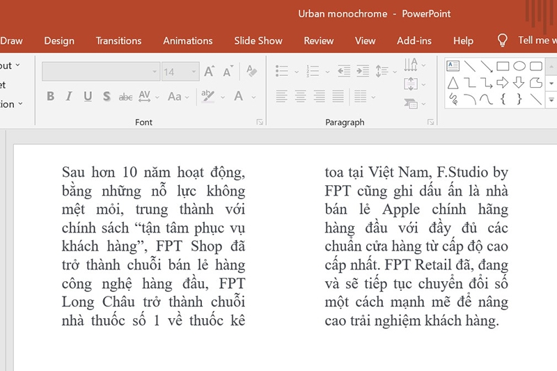Cách chia cột trong PowerPoint (Hình 7)