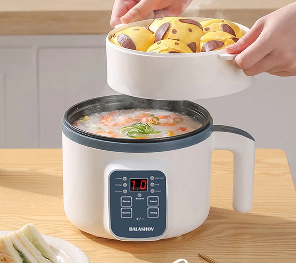 Nồi cơm điện giữ ấm cháo được 4 đến 12 giờ