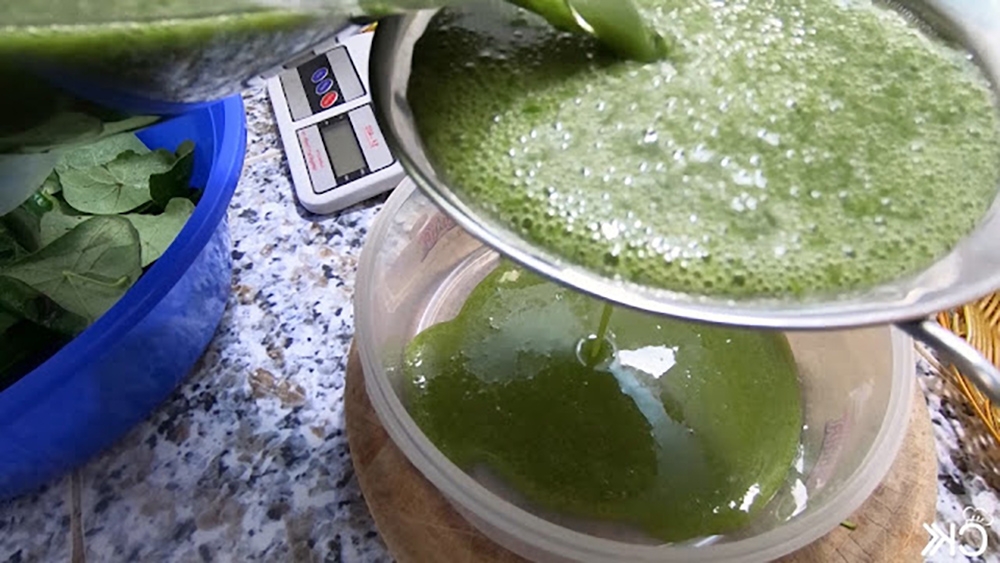 cách làm sương sâm bằng máy xay sinh tố - hình 2