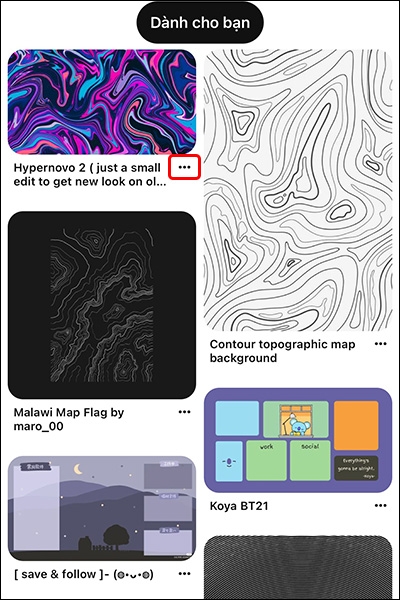 ẩn ghim pinterest - hình 1