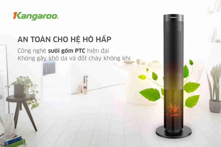 Quạt sưởi gốm Kangaroo KGFH08