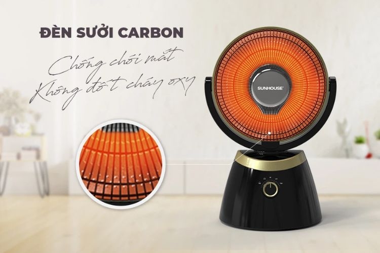 Quạt sưởi carbon Sunhouse SHD7008
