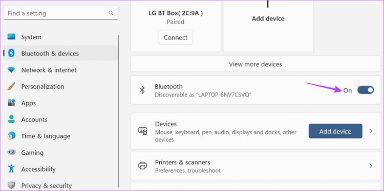 Mẹo sửa lỗi tai nghe Bluetooth liên tục bị ngắt trên Windows 11 (1)