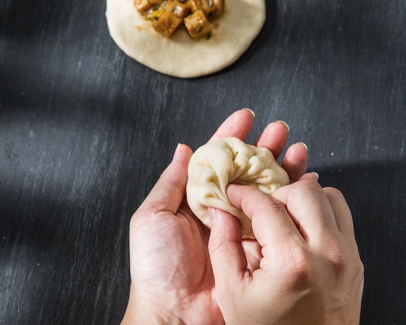 hấp bánh bao bằng nồi cơm điện (Ảnh 3)