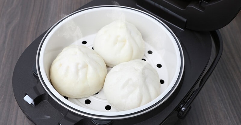 hấp bánh bao bằng nồi cơm điện (Ảnh 4)
