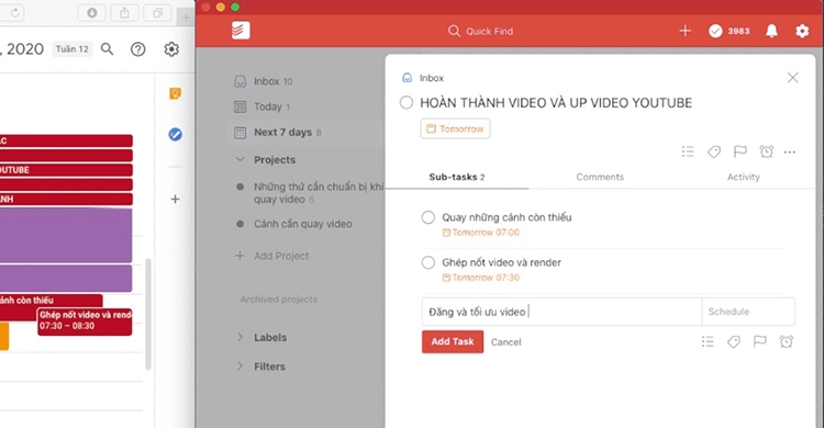 Ứng dụng quản lý task (Hình 2)