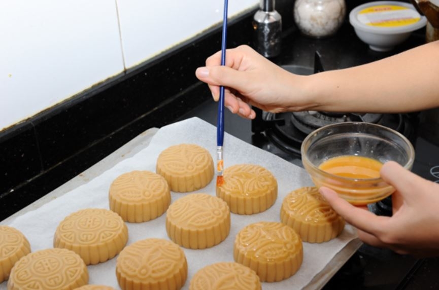 cách làm bánh trung thu không cần lò nướng - ảnh 9