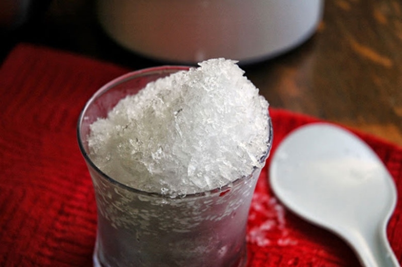 Làm đá bào bằng máy xay sinh tố hình 2