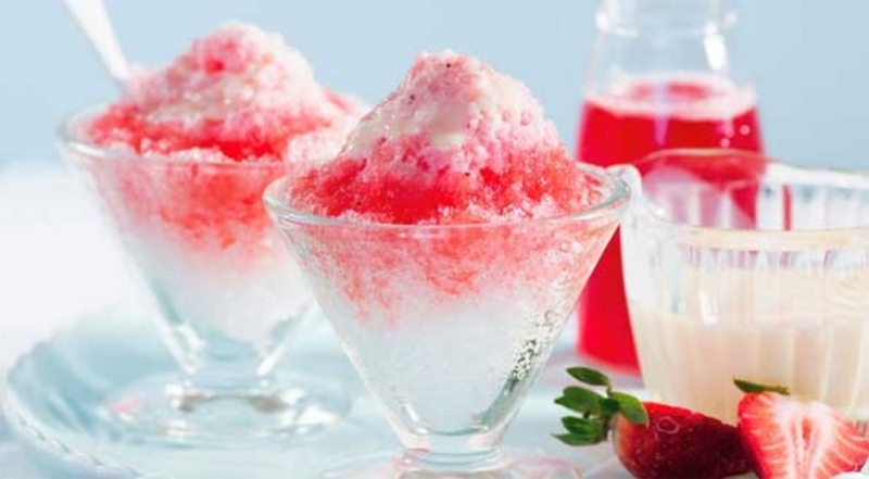 Làm đá bào bằng máy xay sinh tố hình 4