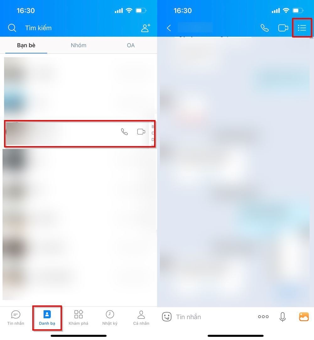 Cách gửi danh thiếp trên Zalo 3