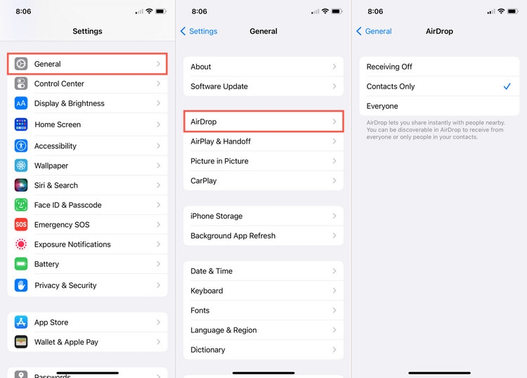 Mẹo sửa lỗi AirDrop bị kẹt khi chờ trên iPhone, iPad và Mac (3)