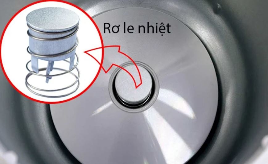 Nồi cơm điện bị trào nước