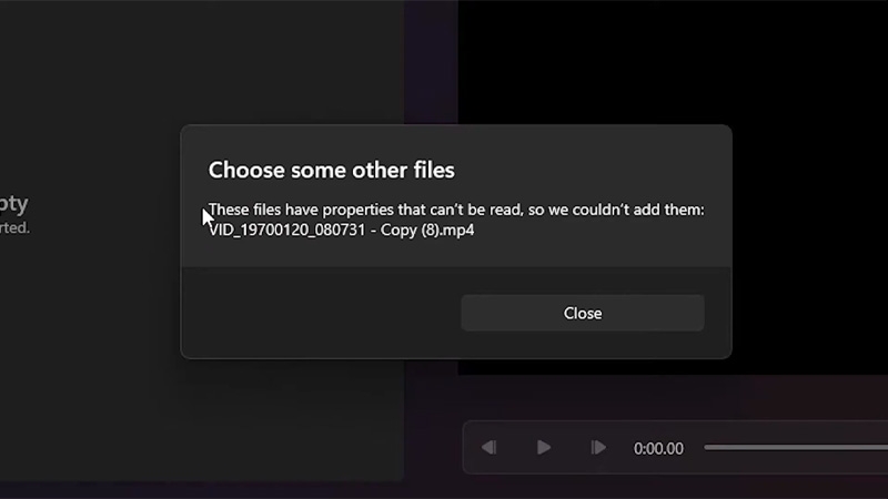 lỗi thuộc tính video editor - hình 1