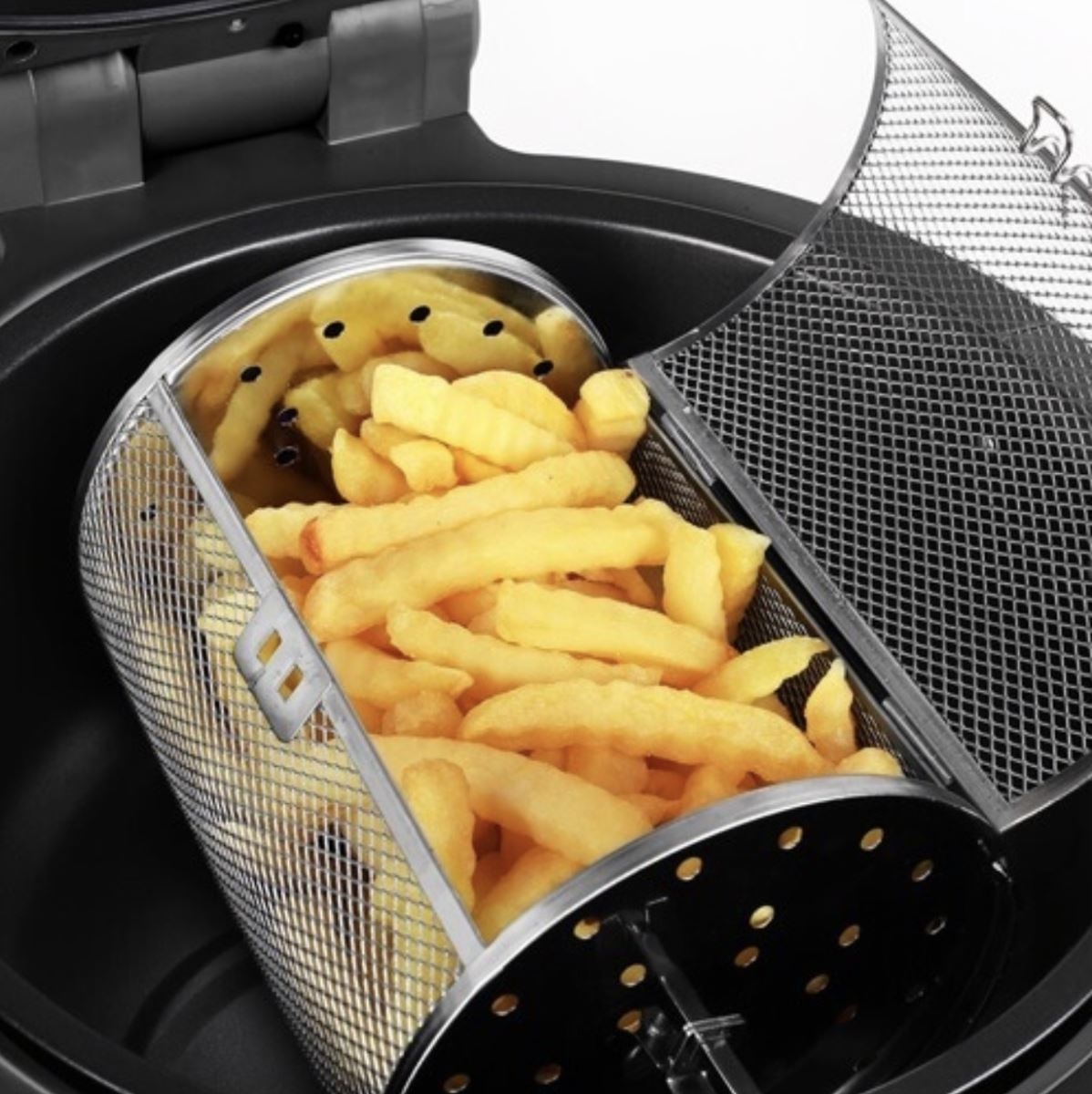 nồi chiên không dầu không cần lật có gì khác nồi chiên thường - hình 3