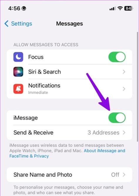 Sửa lỗi xem trước liên kết của Messages không hoạt động trên iPhone (5)