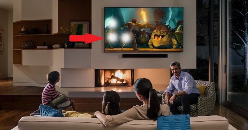 Màn hình tivi bị đốm sáng hình 1