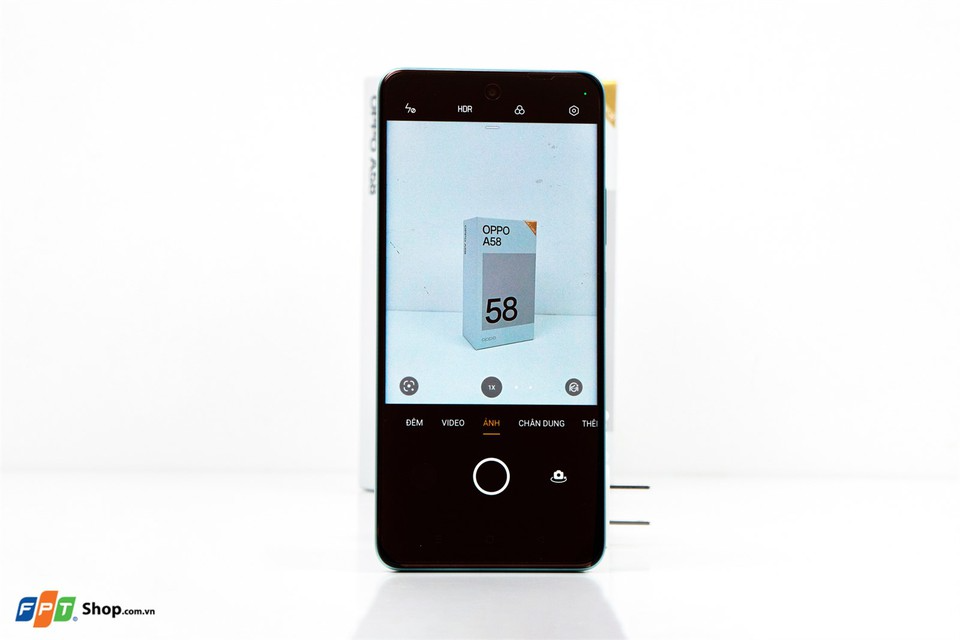 Giao diện camera OPPO A58