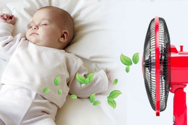 Cách sử dụng quạt điện an toàn cho trẻ sơ sinh