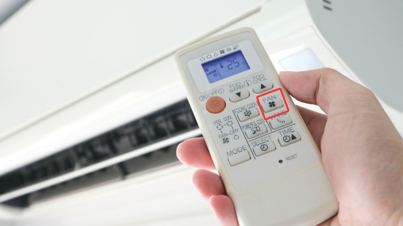Chế độ quạt gió (Fan) của điều hòa là gì?