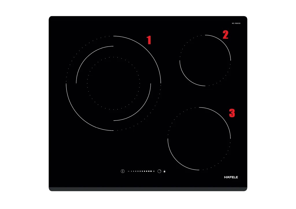 bảng điều khiển bếp từ 5