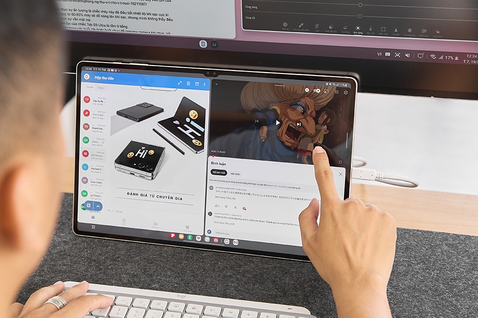 6 mẹo hay ho giúp bạn tận dụng màn hình “khủng” của Samsung Galaxy Tab S9 Ultra 3