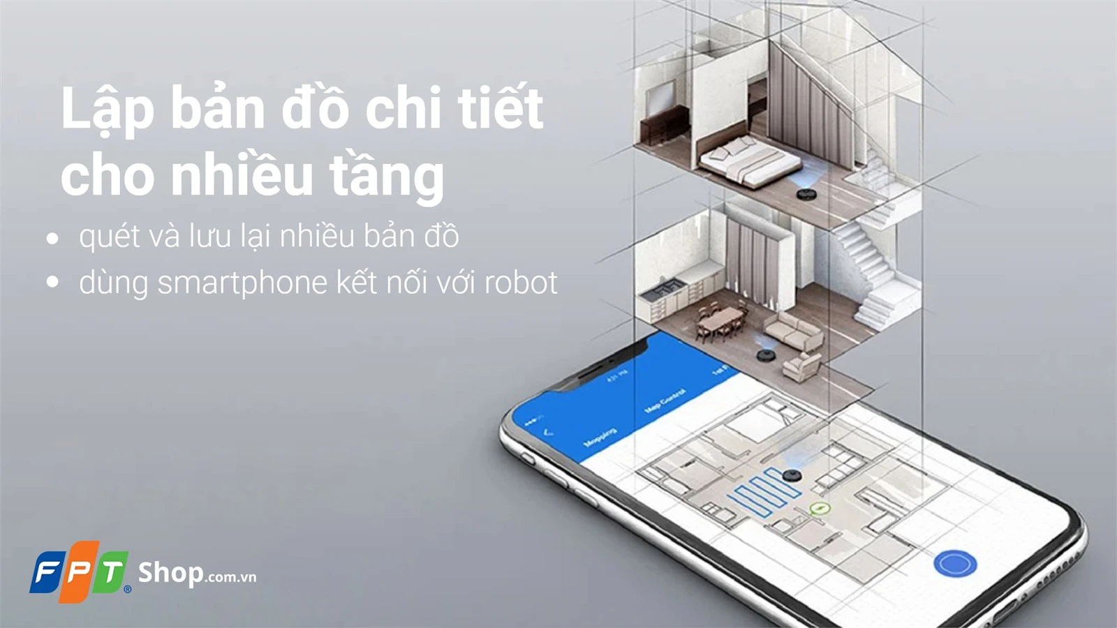 Robot hút bụi lau nhà Ecovacs Deebot N8 Pro