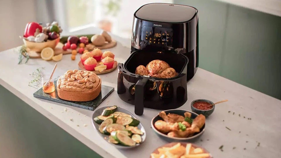 so sánh nồi chiên không dầu philips và sunhouse - hình 13