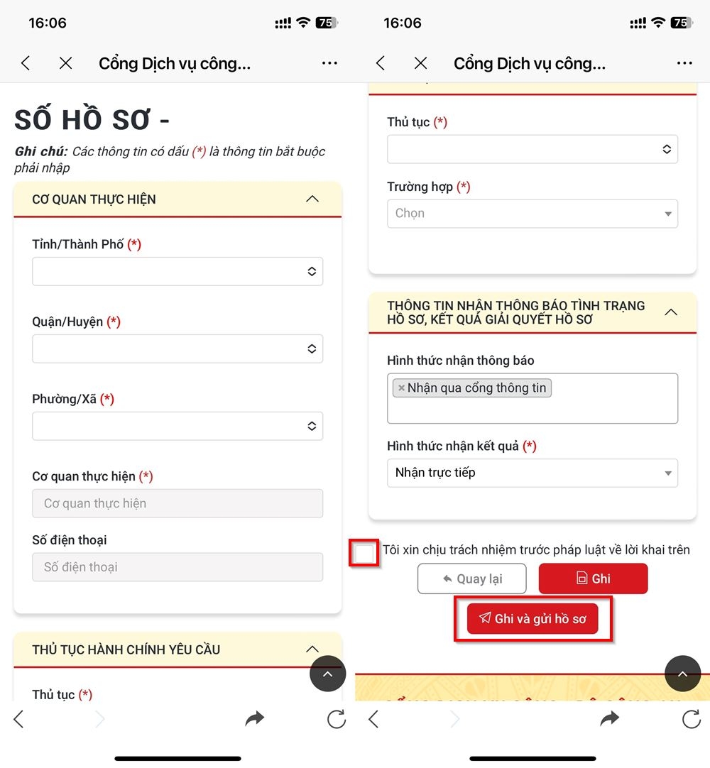 Cách gia hạn tạm trú trên Zalo 4